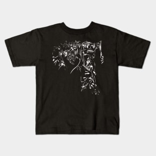 Feudal Japan / abstract medieval city architecture Kids T-Shirt